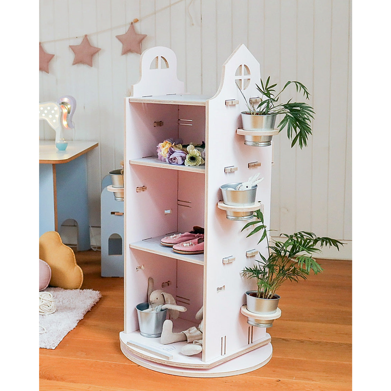 360° Cottage Bookstand Pink Gray