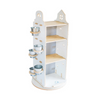 360° Cottage Bookstand White Wood