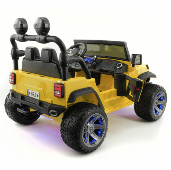 Two Seater Ride On Kids Truck in Yellow