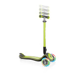 Kids Scooter Elite Deluxe Lights in Lime Green