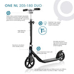 Scooter One NL 205-180 Duo in Grey