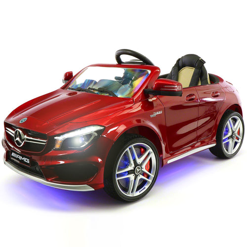 12 volt ride on car | cla red | Live Ride Laugh | 2021Mercedes CLA 12V ride on car for kids Red
