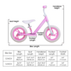 Roadster Kids Balance Bike - Pink