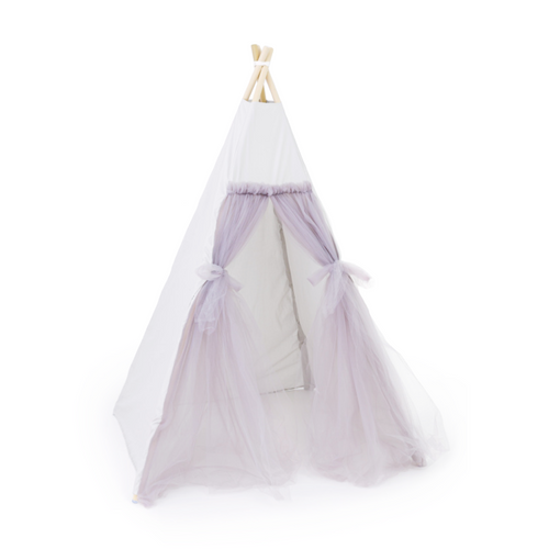Play tent with tulle
