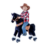 Black Horse Ride On Toy