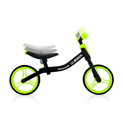 Black Lime Green Kids Balance Bike