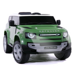 Land Rover 12V Ride On Car for Kids with Remote, Leather Seat, LED Lights- Olive